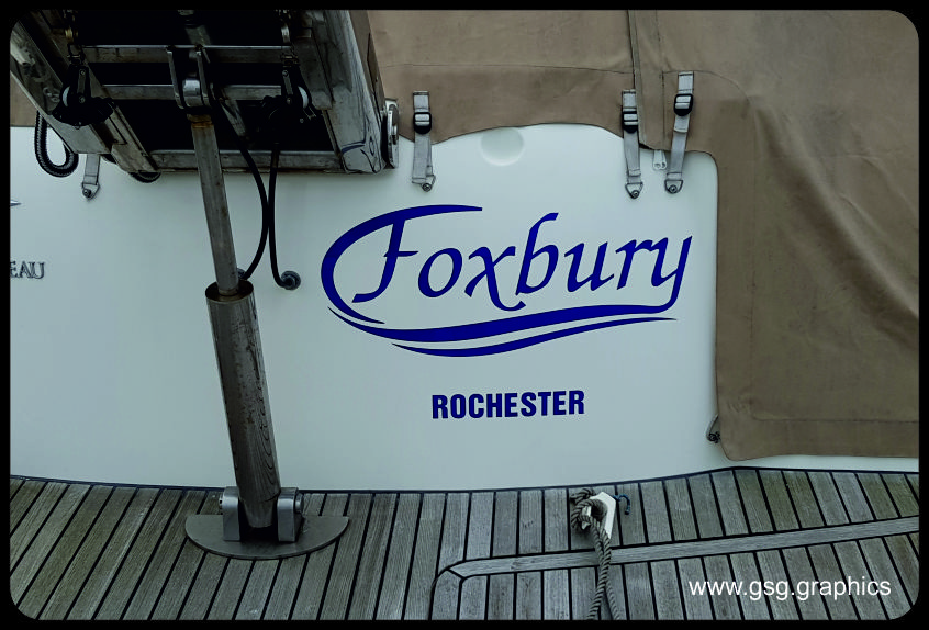 Boat Name - Foxbury